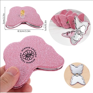 Butterfly Shape Portable Double-Sided Pocket Makeup Mirrors